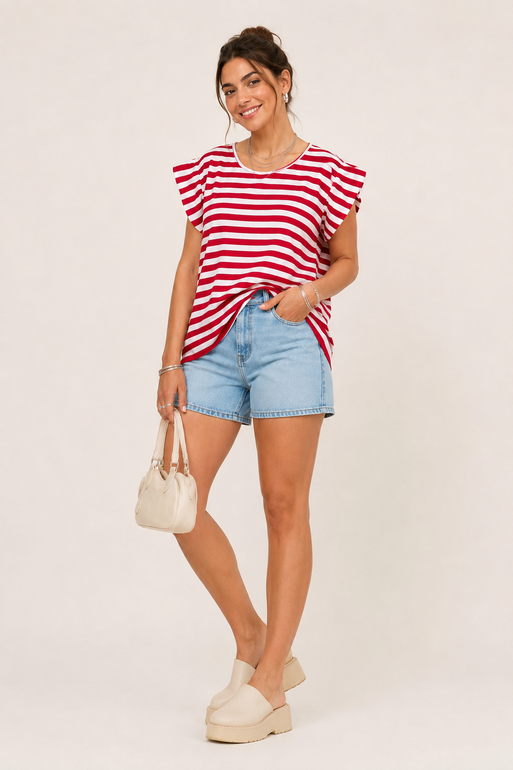 Blusa Listrada Boho