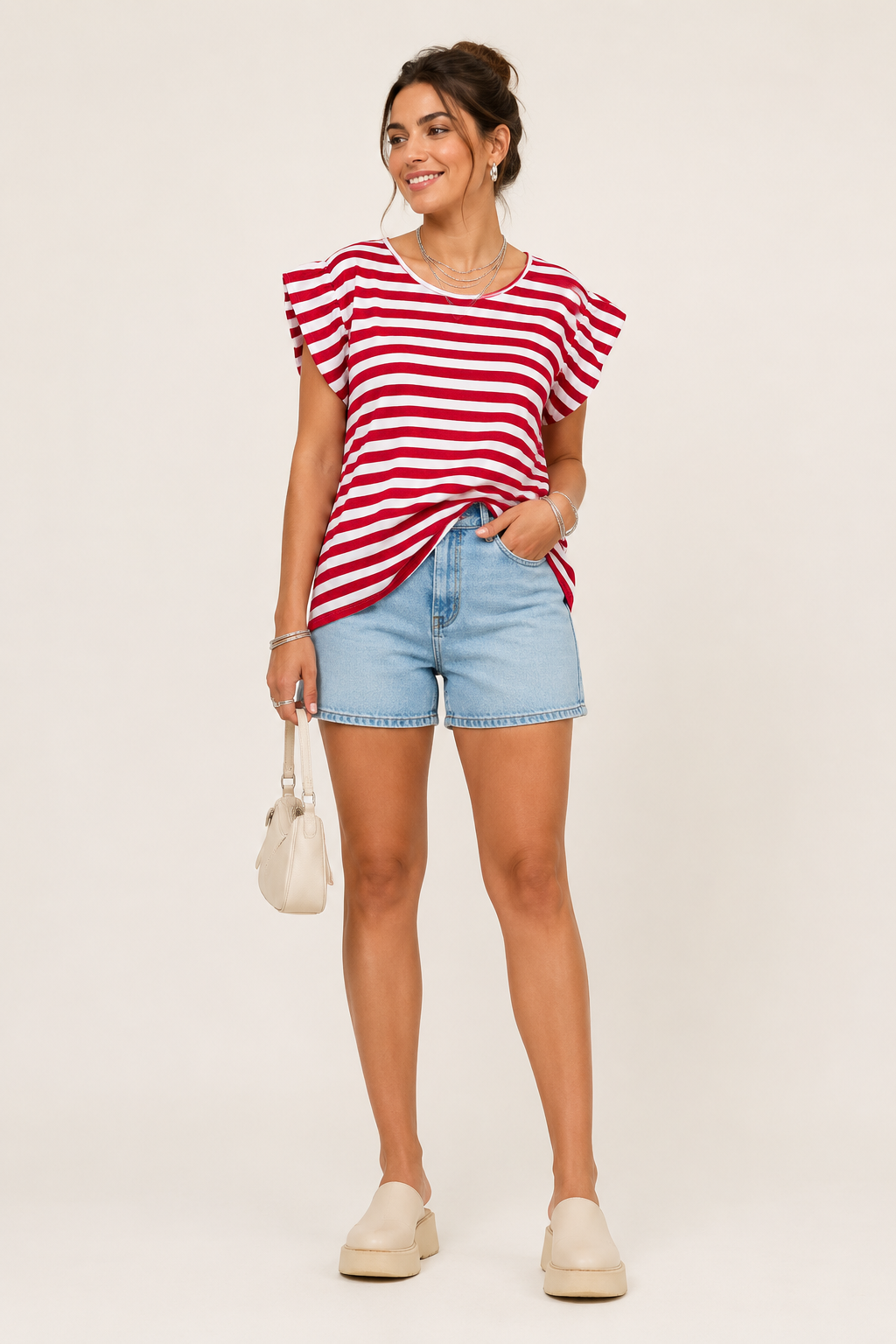 Blusa Listrada Boho