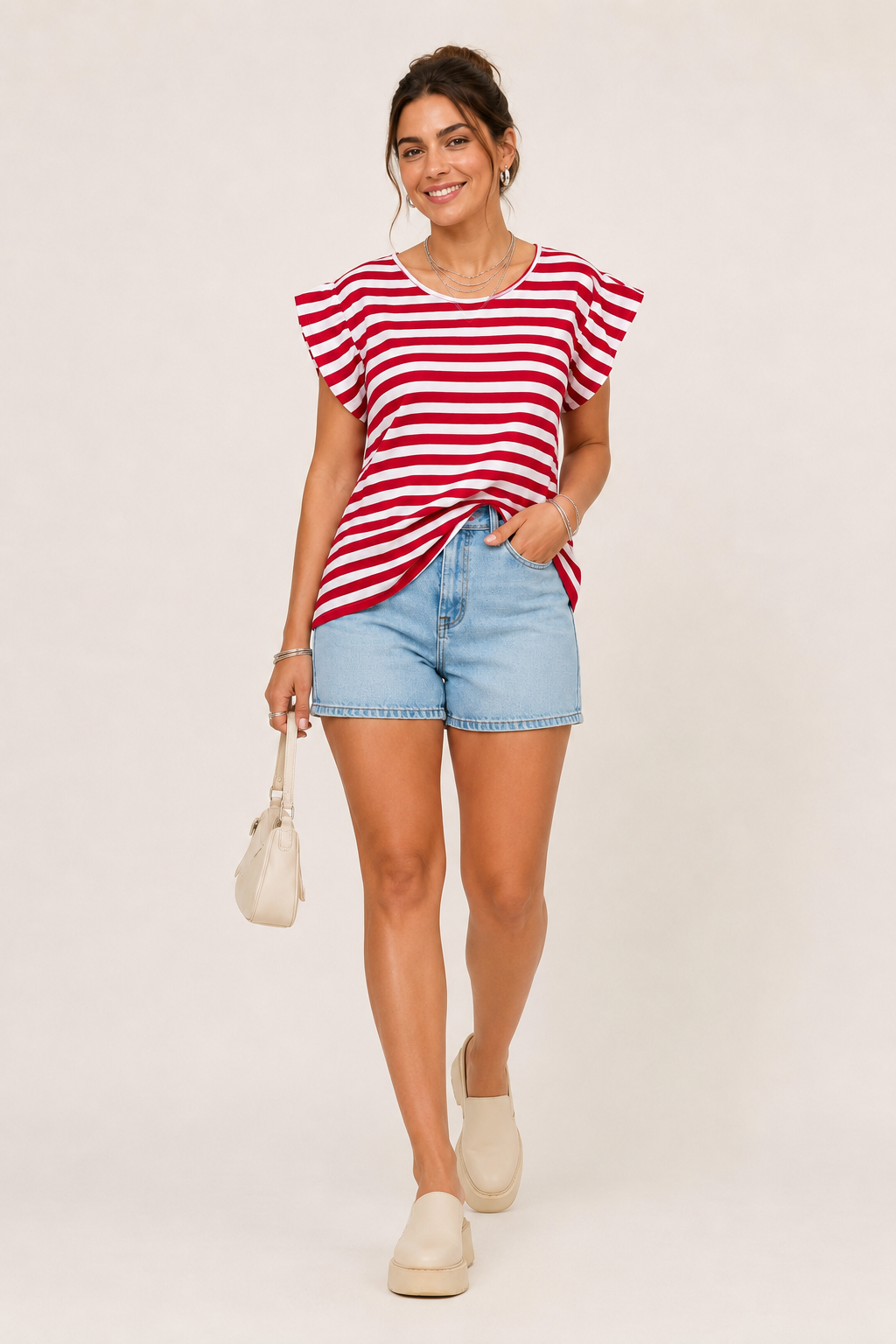 Blusa Listrada Boho