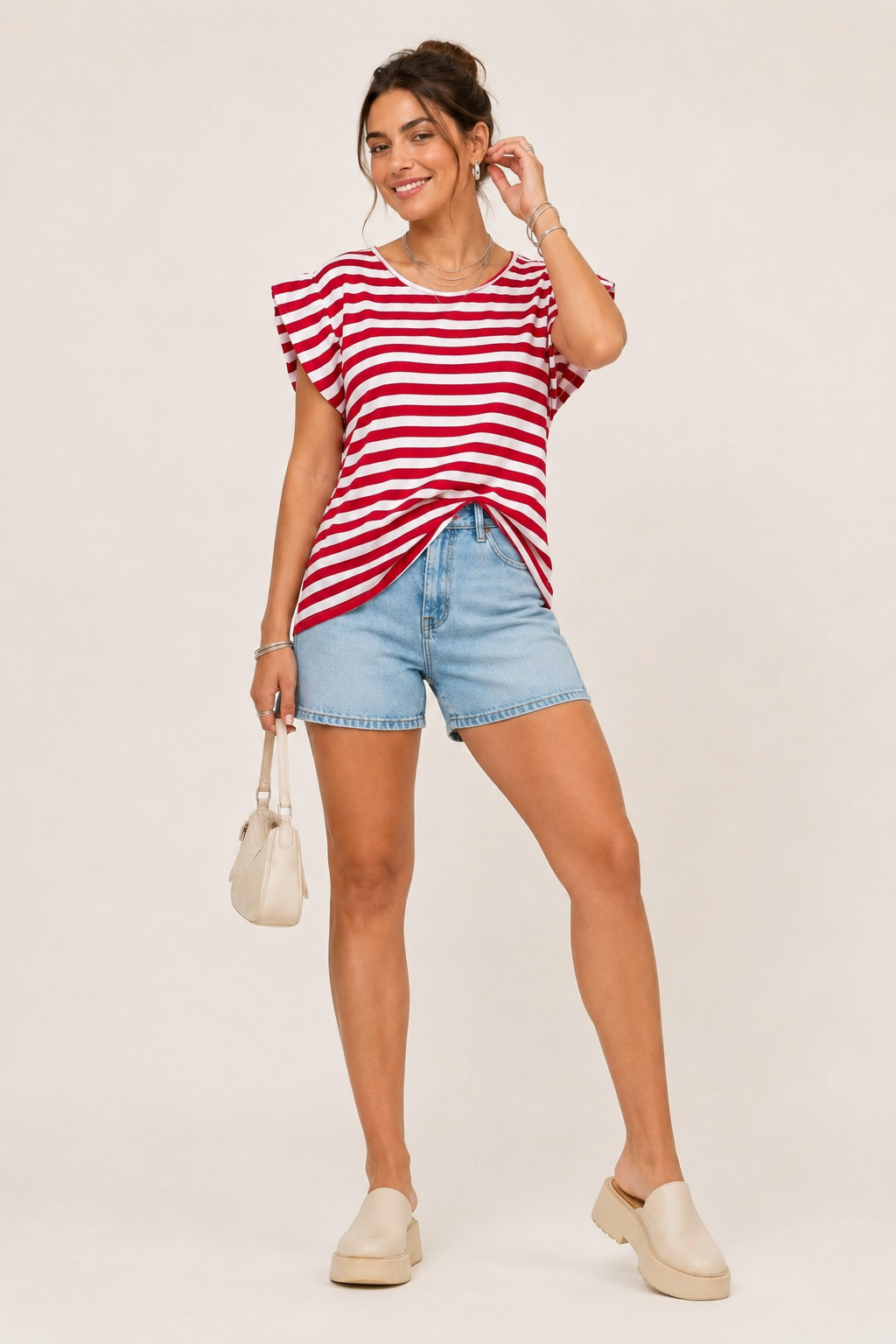 Blusa Listrada Boho