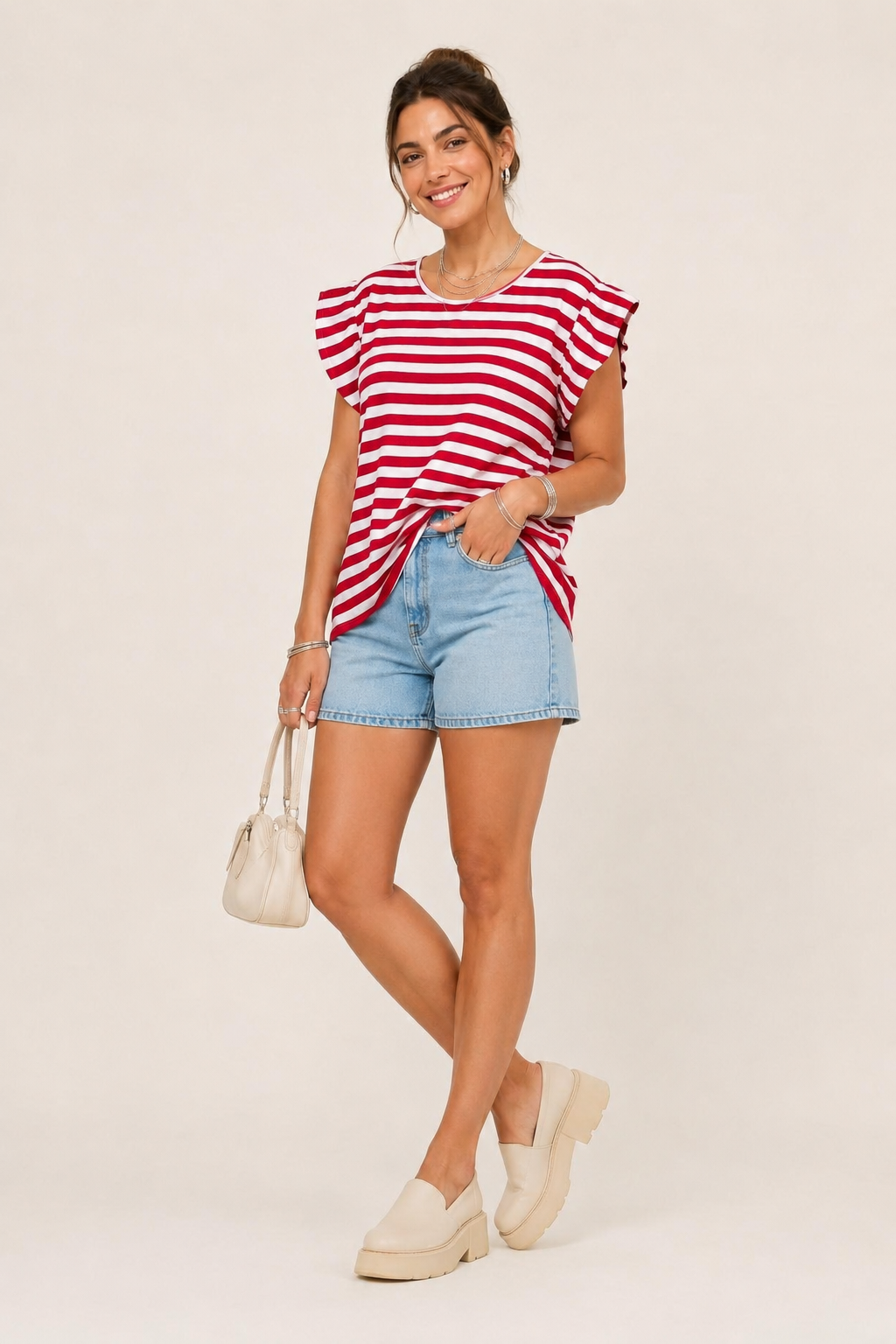 Blusa Listrada Boho