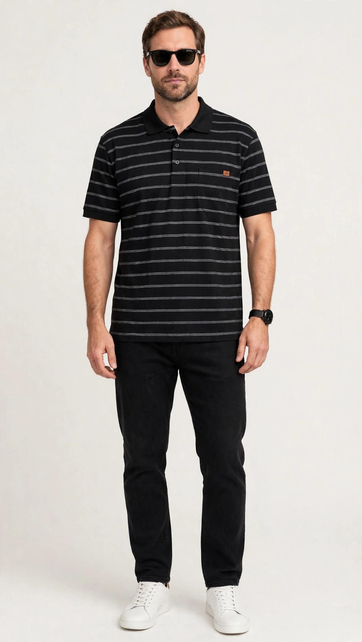 Camisa Polo Black