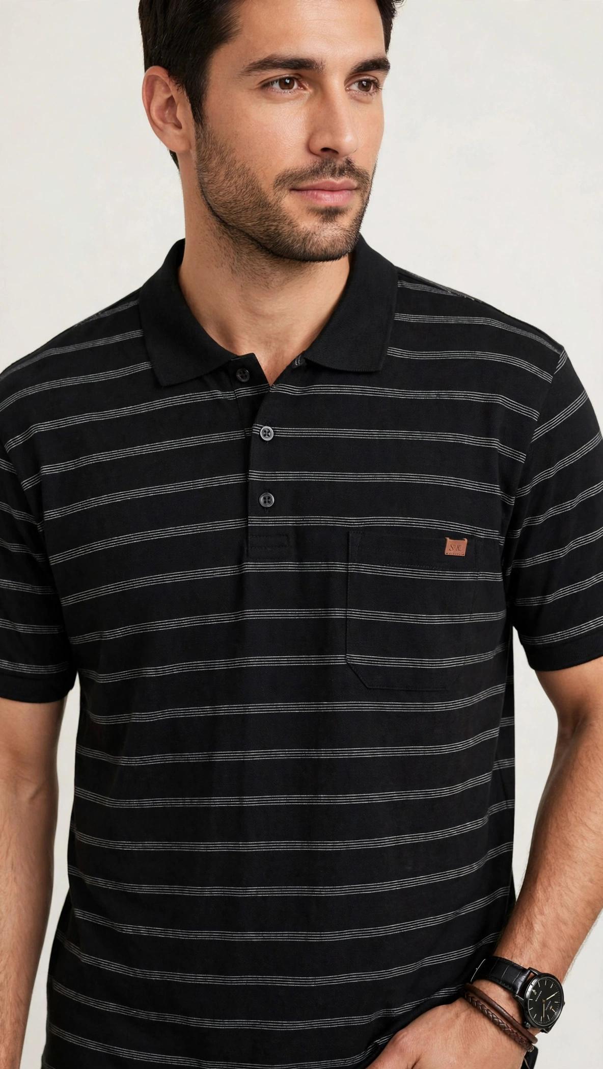 Camisa Polo Black