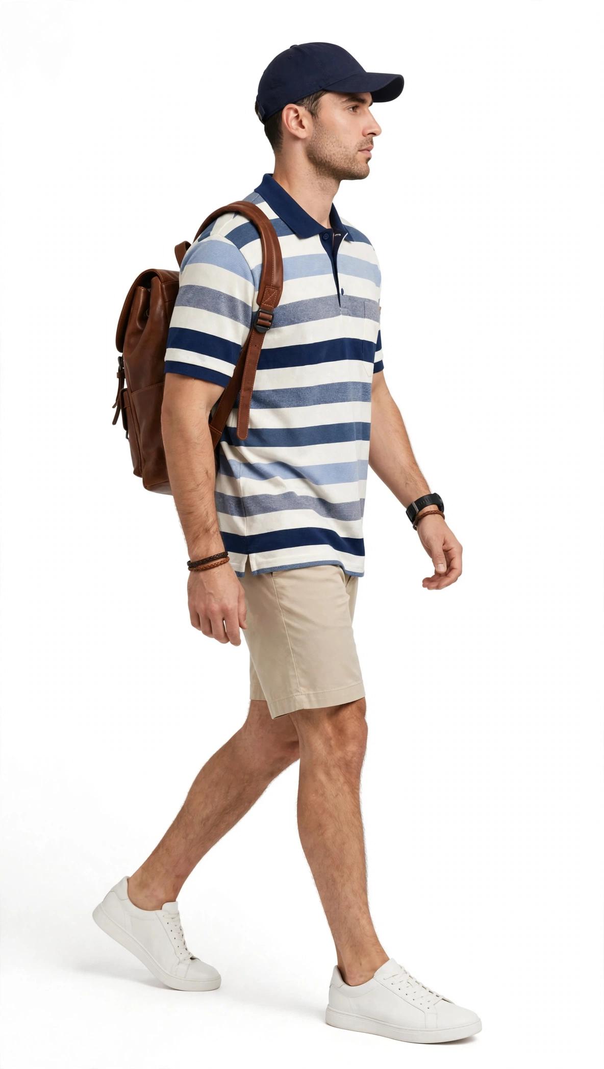 Camisa Polo Listrada Premium