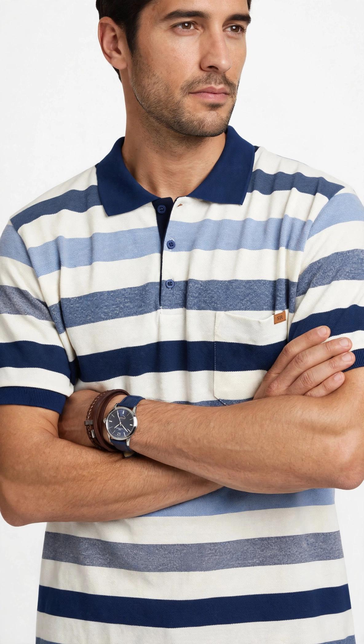 Camisa Polo Listrada Premium