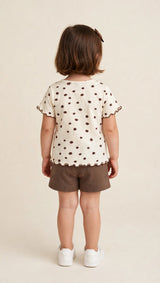 Blusa Ribaninha de Bolinha