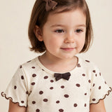 Blusa Ribaninha de Bolinha