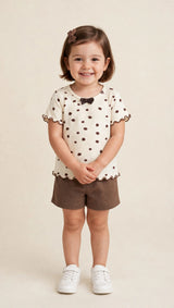 Blusa Ribaninha de Bolinha
