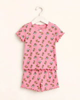 Pijama Infantil de Capivara com Frufru