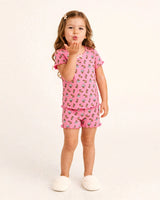 Pijama Infantil de Capivara com Frufru