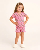 Pijama Infantil de Capivara com Frufru
