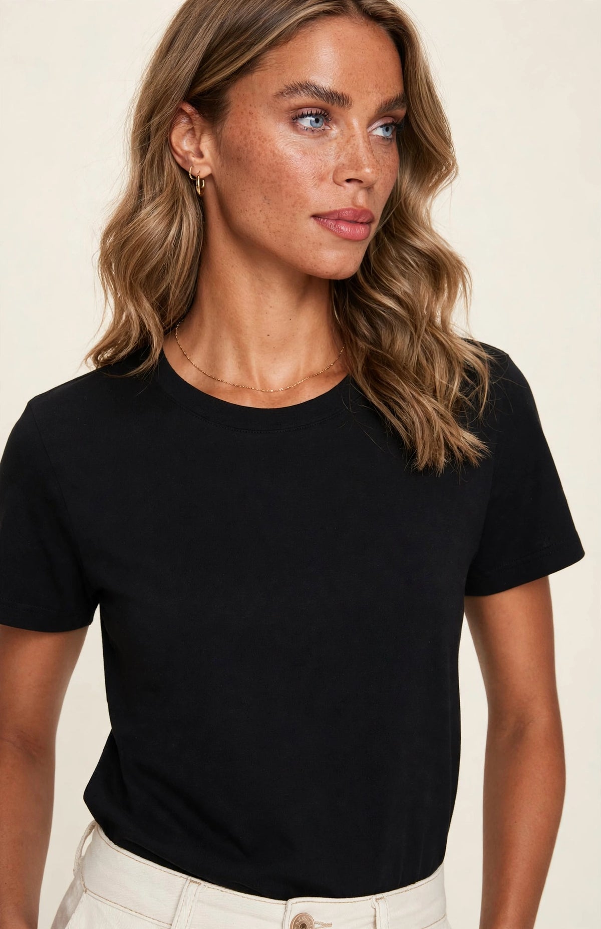 T-Shirt de Malha Lisa