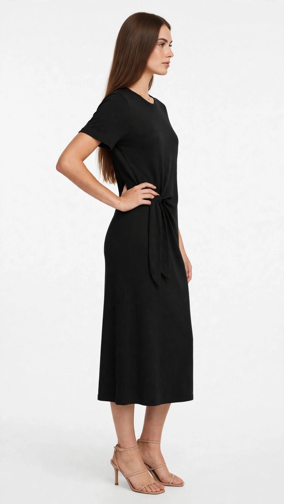 Vestido Amarração Midi