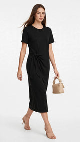 Vestido Amarração Midi
