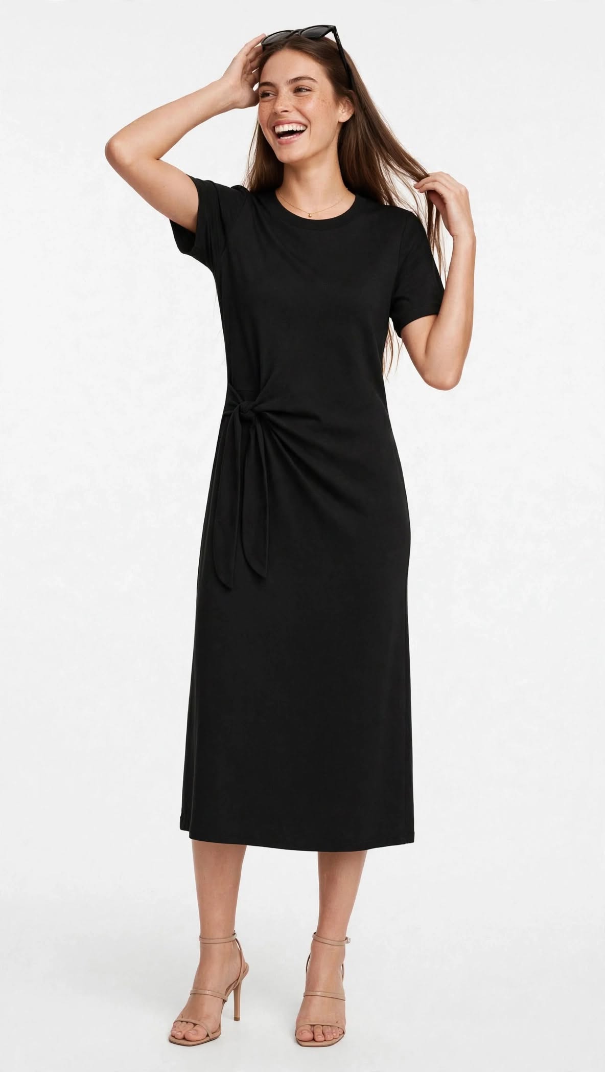 Vestido Amarração Midi