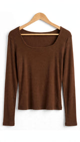Blusa Veludo Manga longa
