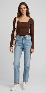 Blusa Veludo Manga longa