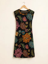 Vestido Evasê Estampado