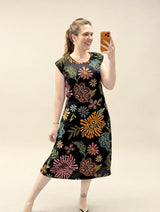Vestido Evasê Estampado