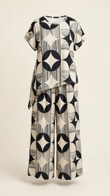 Conjunto de Ponta Estampado
