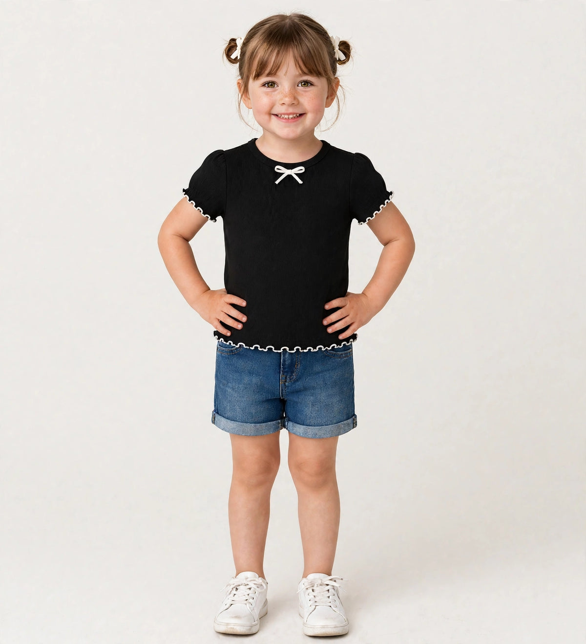 Blusa Ribaninha Preto&Branco