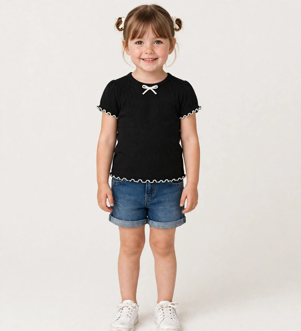 Blusa Ribaninha Preto&Branco