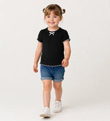 Blusa Ribaninha Preto&Branco
