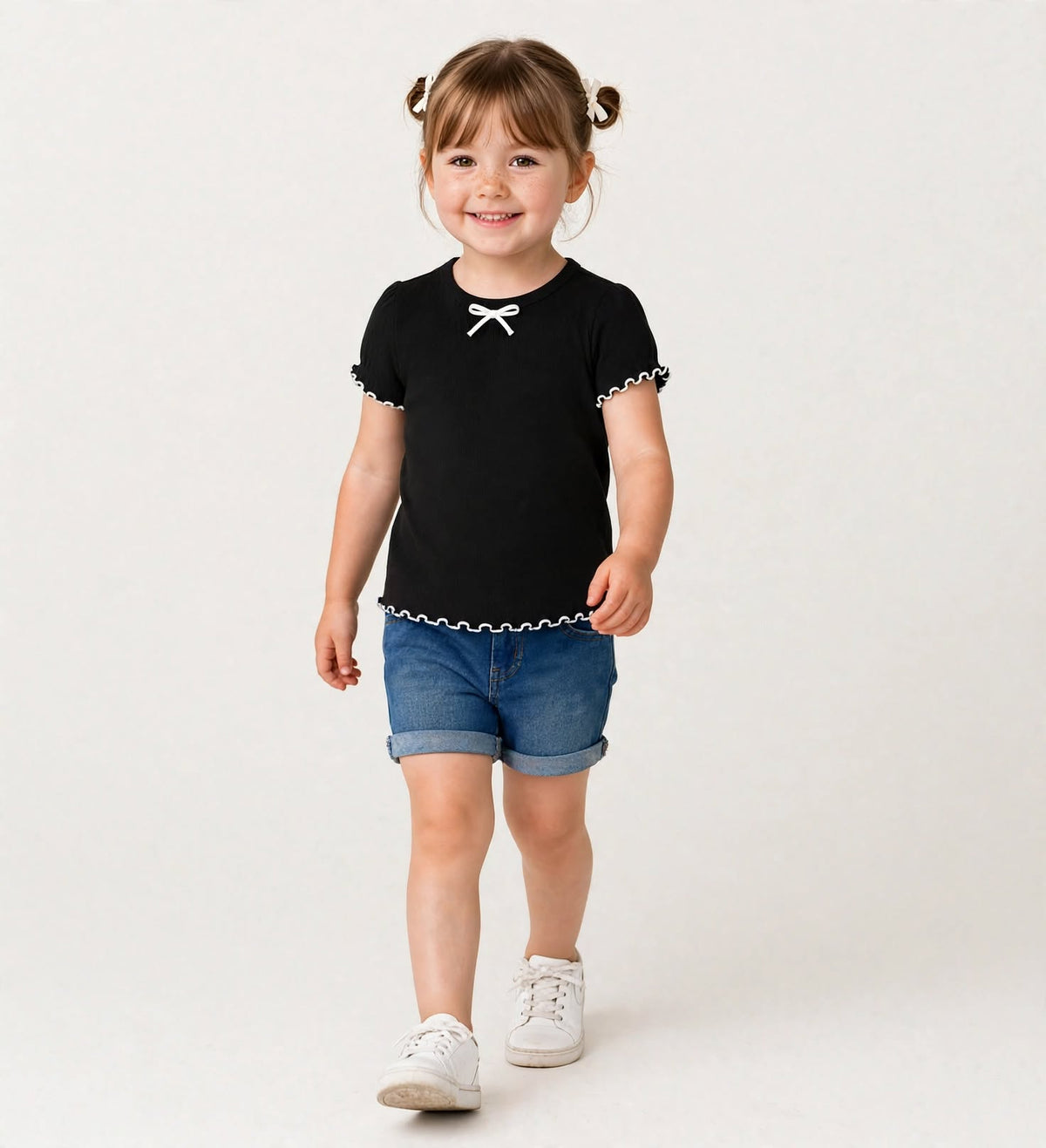 Blusa Ribaninha Preto&Branco