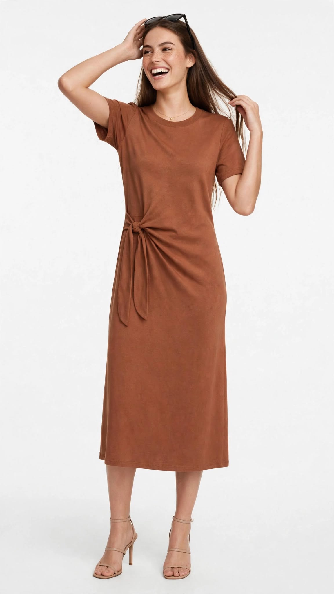 Vestido Amarração Midi
