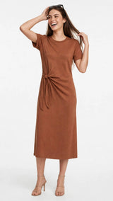 Vestido Amarração Midi