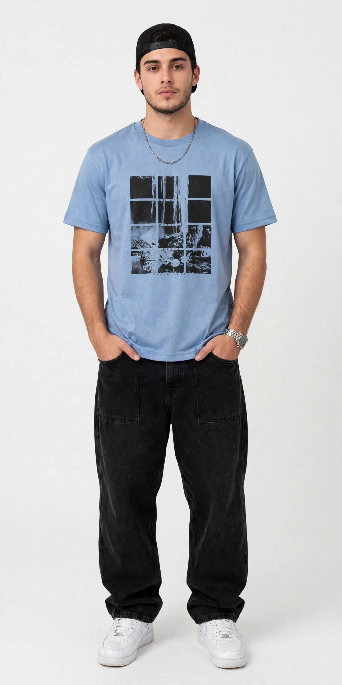 Camiseta com Estampa Masculina