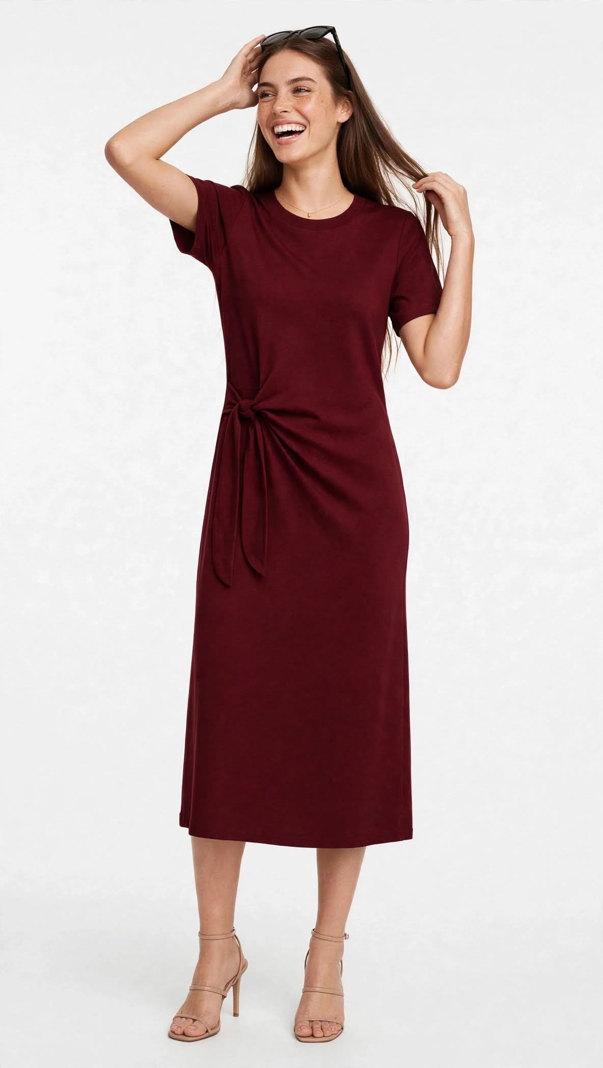 Vestido Amarração Midi