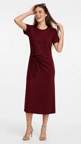 Vestido Amarração Midi