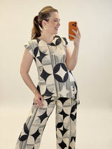 Conjunto de Ponta Estampado