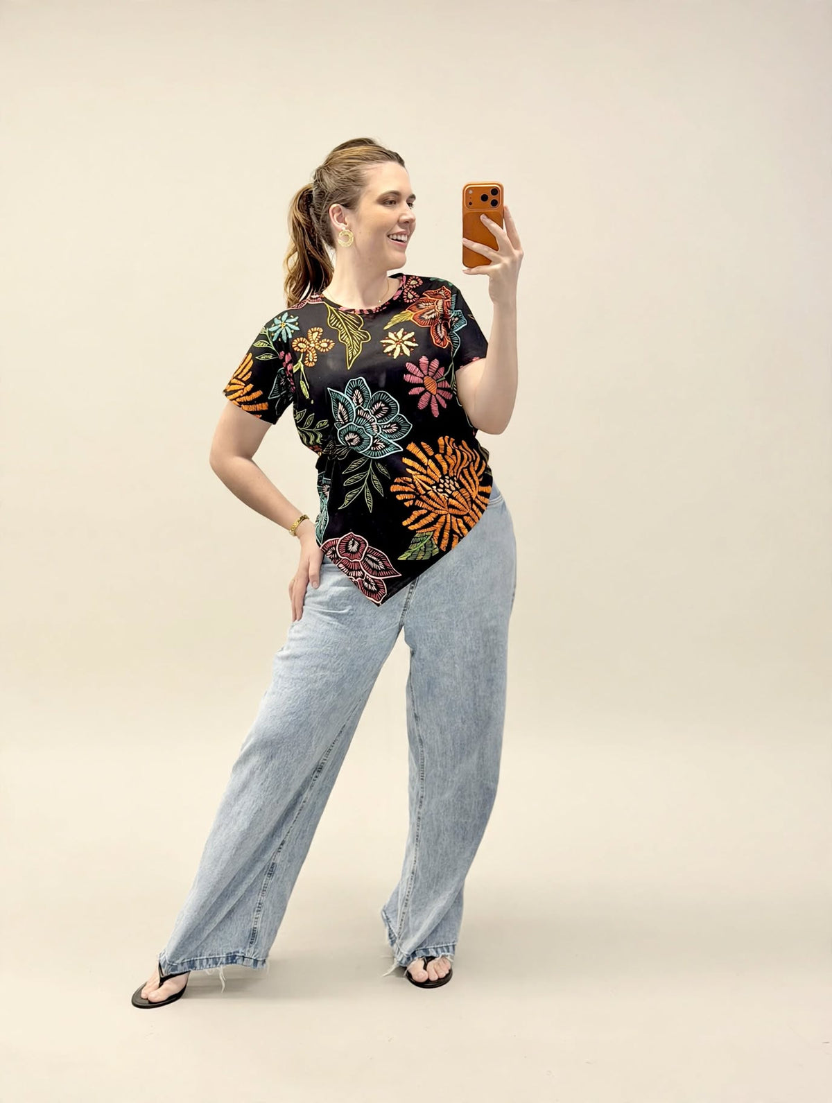 Blusa de Ponta Estampada