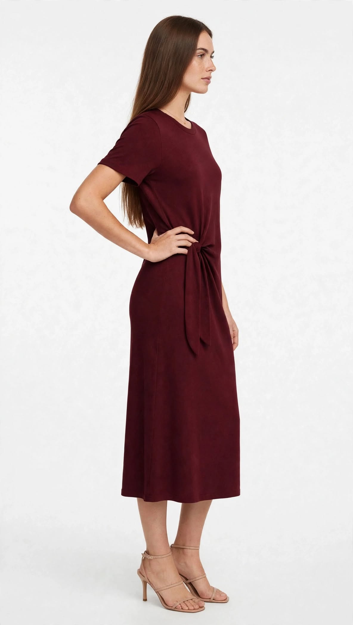 Vestido Amarração Midi