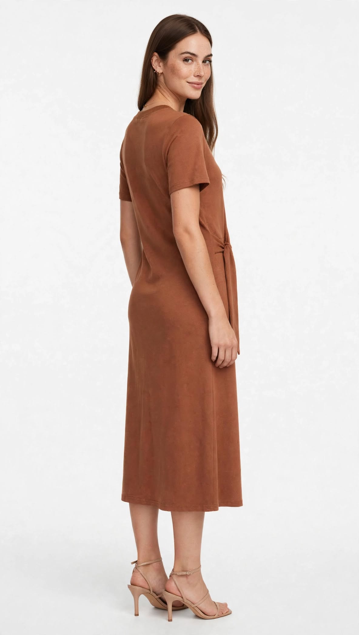 Vestido Amarração Midi